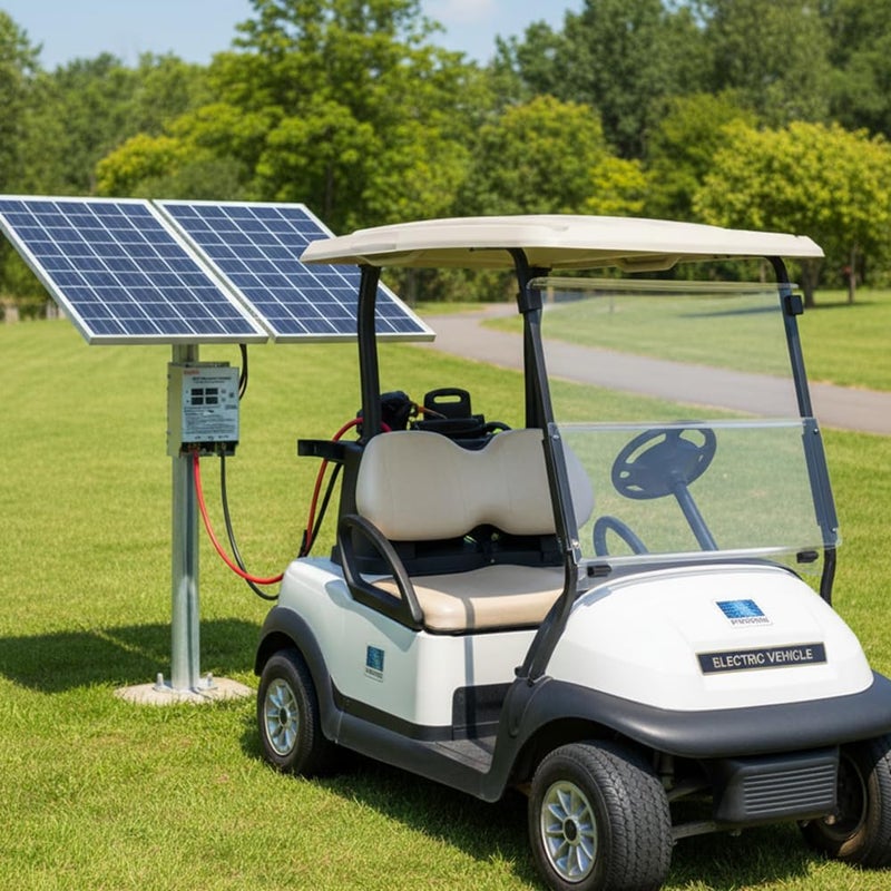 UEIUA Heargrow 400W Boost MPPT Solar Charge Controller, 12A Regulator for 12V-72V LiFePO4/Lead-Acid Batteries, Specialized for Golf Cart & Electric Vehicles, High Efficiency Step-Up Charging - Image 5